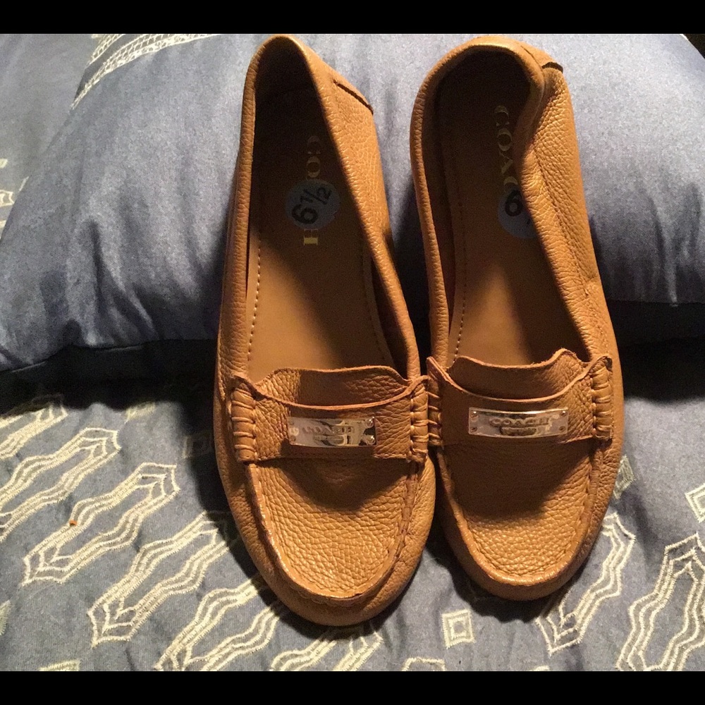 Brown Coach Loafers